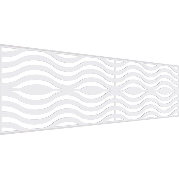 Ekena Millwork Set of Four Panels for 94 1/2"W x 28 1/4"H Parker Fretwork Wainscot Wall Paneling WPKP14X01X47PKR - main